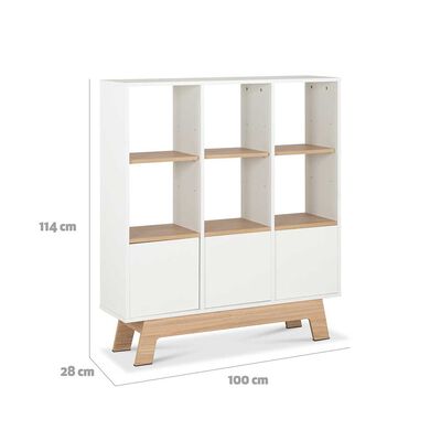 Imagen 2 del producto Librero CIC Córdoba Blanco Olmo