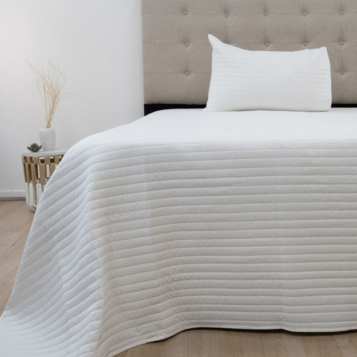 Quilt Doral 1,5 Plazas Lumi Marne Blanco