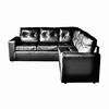 Sofá Seccional Modular Kea Liverpool 5 Cuerpos PU Negro