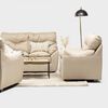 Juego de Living Almore Belén Sofá 3 Cuerpos + Dos Sillones 1 Cuerpo Beige