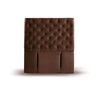 Respaldo Latam Home 1 Plaza Brescia Tela Velvet Chocolate