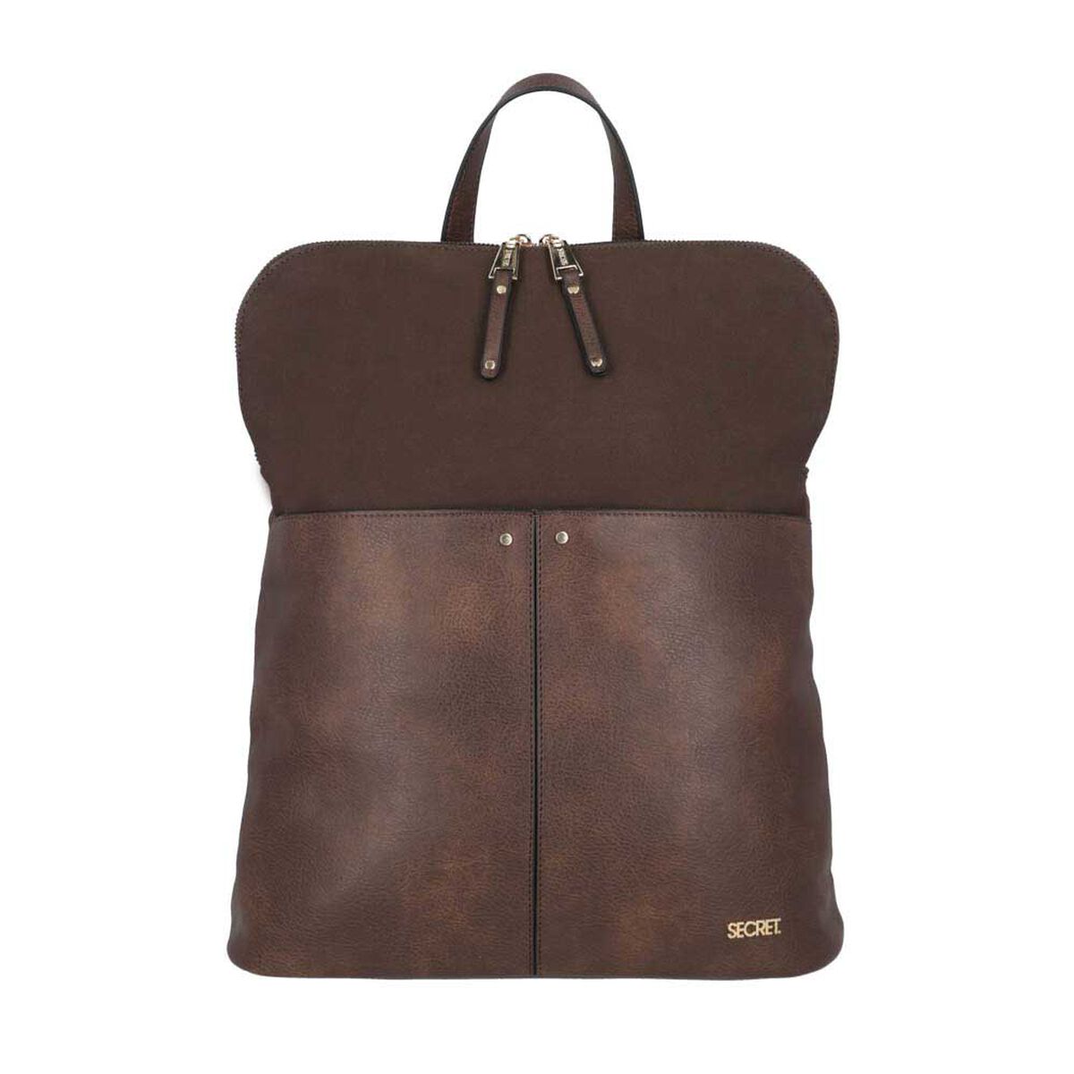 Mochila Suecia Mujer Café Secret