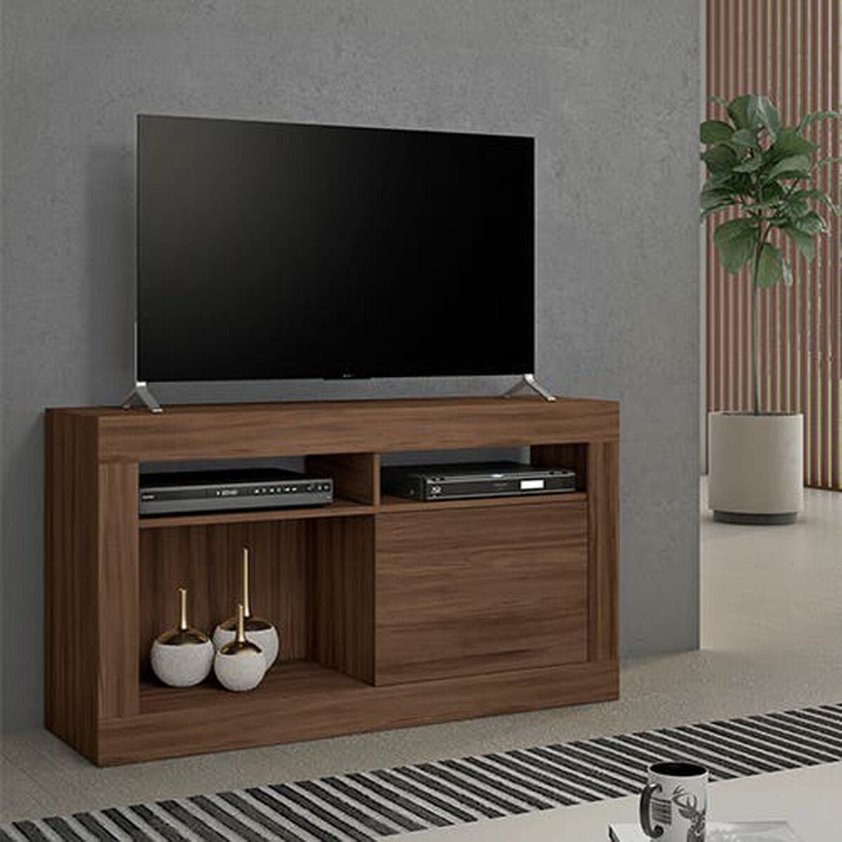 Rack TV Home Mobili Kana Hasta 50" Café