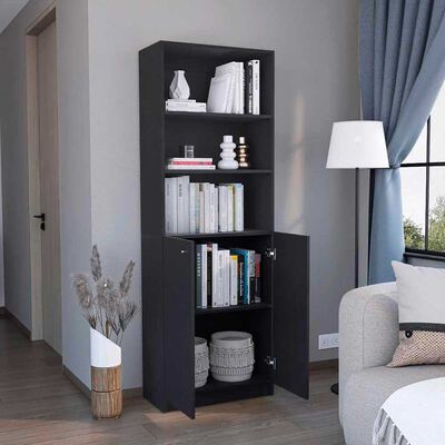 Imagen 2 del producto Biblioteca Recta TuHome Home E4 2 Puertas Wengue