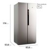 Refrigerador Side by Side Mademsa MAS430 426 lts