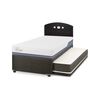 Cama Nido CIC 1,5 Plazas Excellence Plus + Respaldo Gales Negro