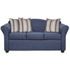 Juego de Living Innovamuebles Ducal Sofá 3 Cuerpos + Dos Sillones 1 Cuerpo Azul