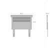 Cama Europea Celta 1,5 Plazas Carbono + Respaldo + Velador Mallorca