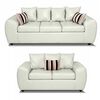 Juego de Living Elegant Detail New Houston 3-2 Cuerpos Blanco