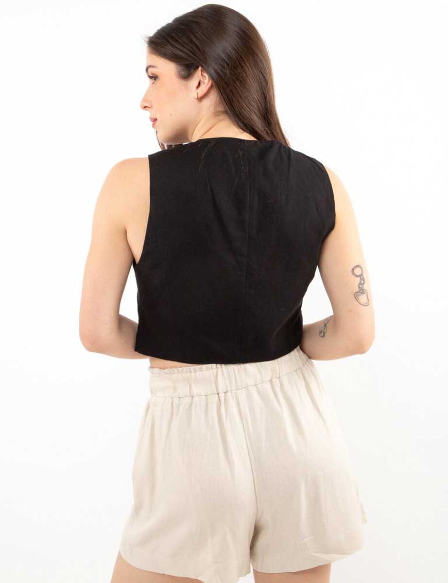 Blazer Lino Gillette Mujer Icono