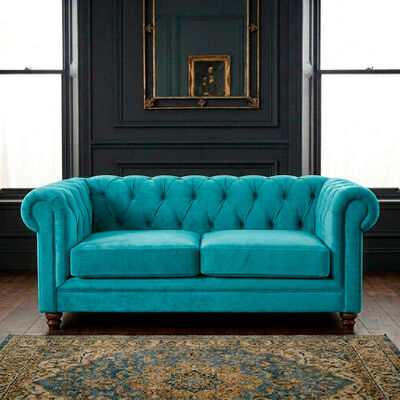 Sof&aacute; Latam Home Florencia 2 Cuerpos Turquesa
