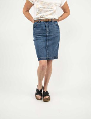 Imagen 1 del producto Falda Midi Mujer Portman Club Azul, Celeste, Negro