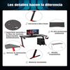 Escritorio Gamer LuBabycas Champion 60x120 cm Negro