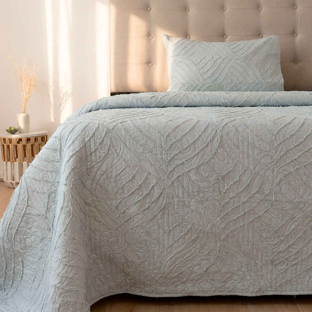 Quilt Doral 1,5 Plazas Touch Gris