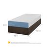 Cama Europea CIC Iron Smart 1,5 Plazas Excellence + Fald&oacute;n