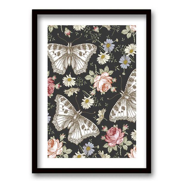 Cuadro Decorativo Retela Mariposas 50 x 35 cm