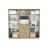 2 Estantes 5 Repisas + Estante 2 Puertas TuHome Home Macadamia