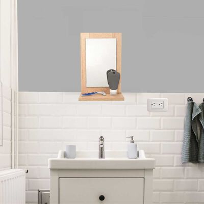 Espejo Rectangular con Repisa TuHome Shaver 35 x 23 cm