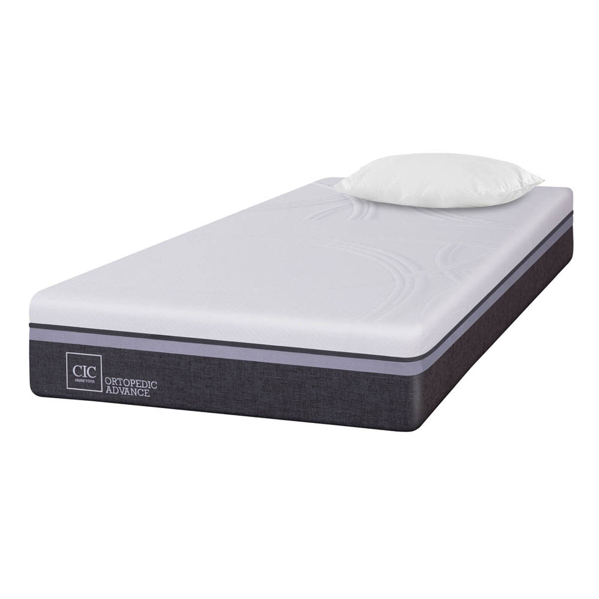 Colchón CIC 1 Plaza Ortopedic Advance + Almohada