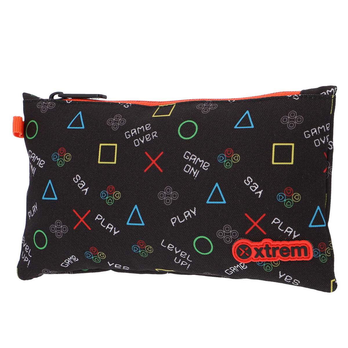 Pack Xtrem Run Mochila con Ruedas Rueda + Lonchera + Cartuchera + Botella de Agua Video Game