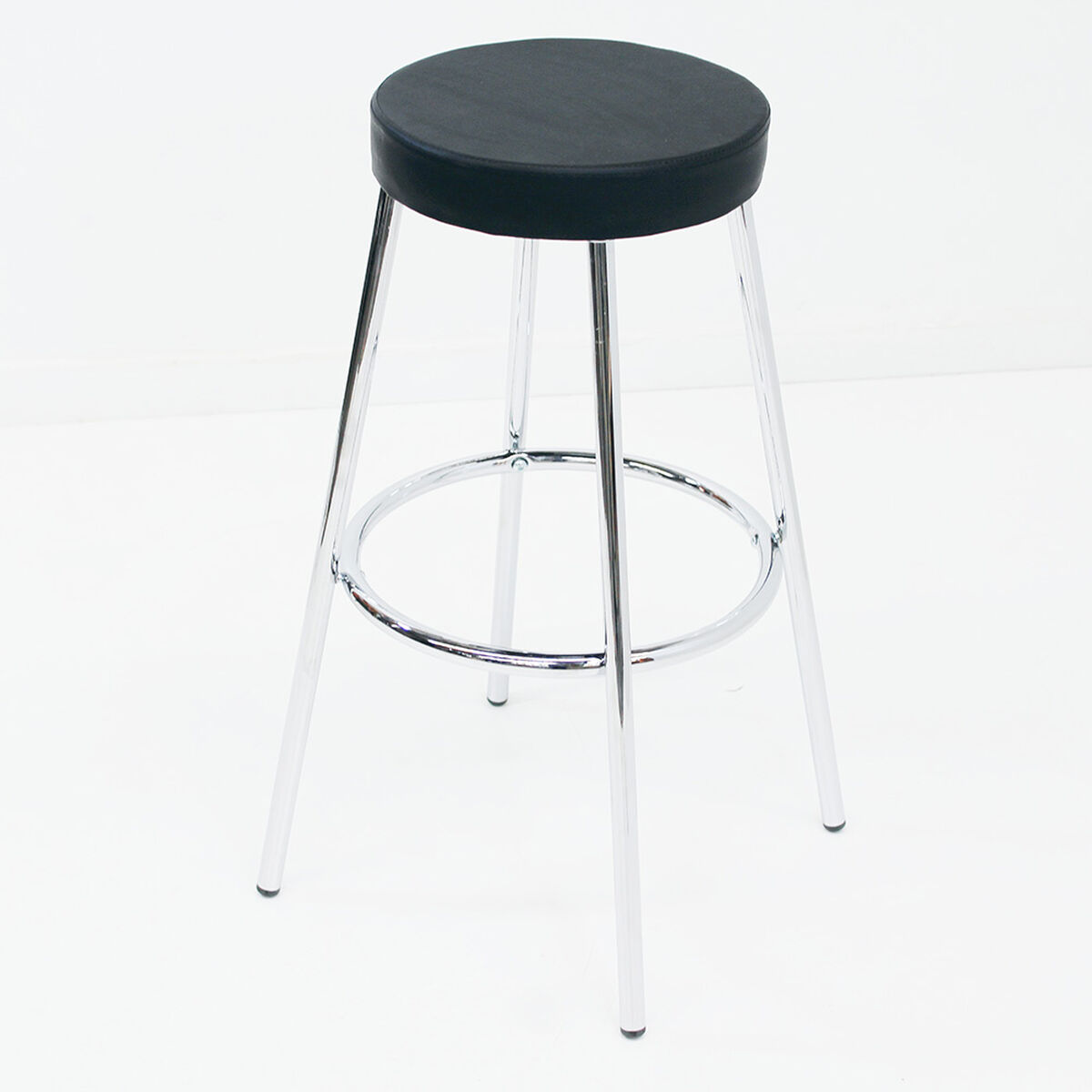 Silla Bar TuHome Londrina Aluminio Negra