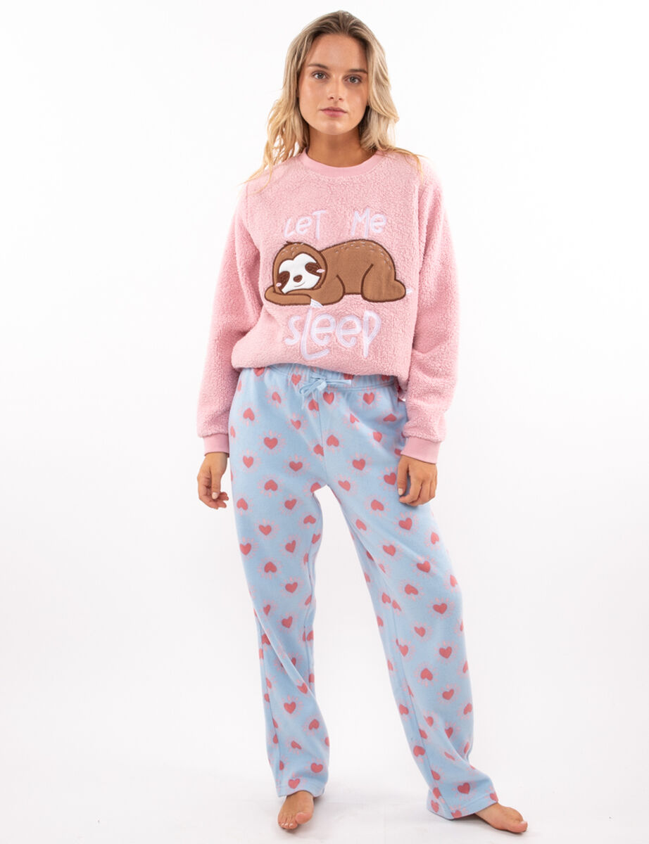 Pantalón de Pijama Polar Mujer Icono