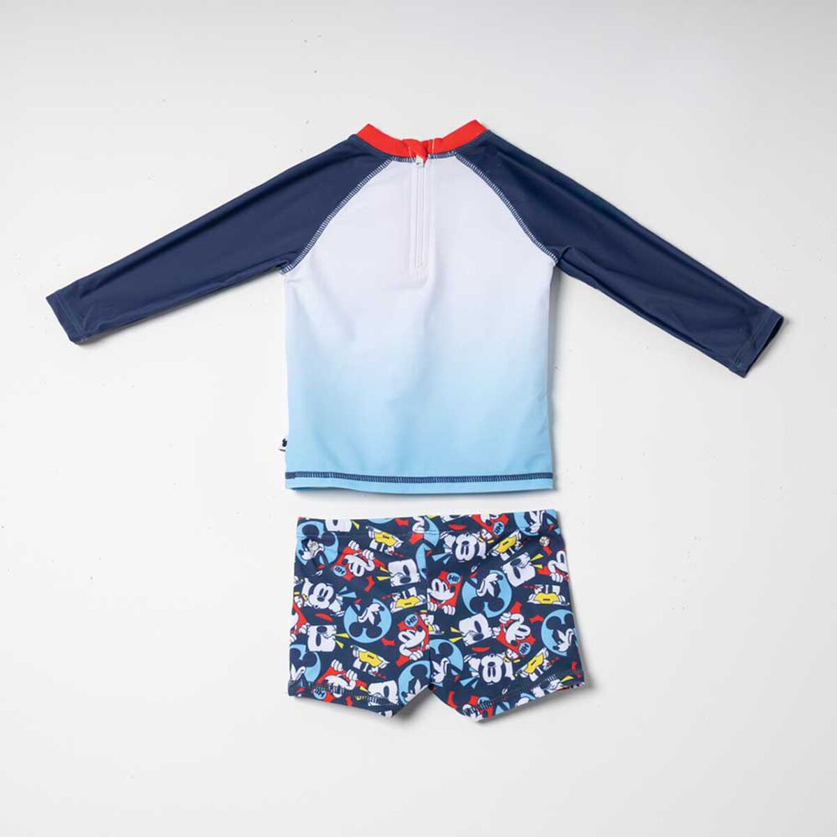 Conjunto Traje de Ba&ntilde;o Polera+Bottom UV Ni&ntilde;o Mickey