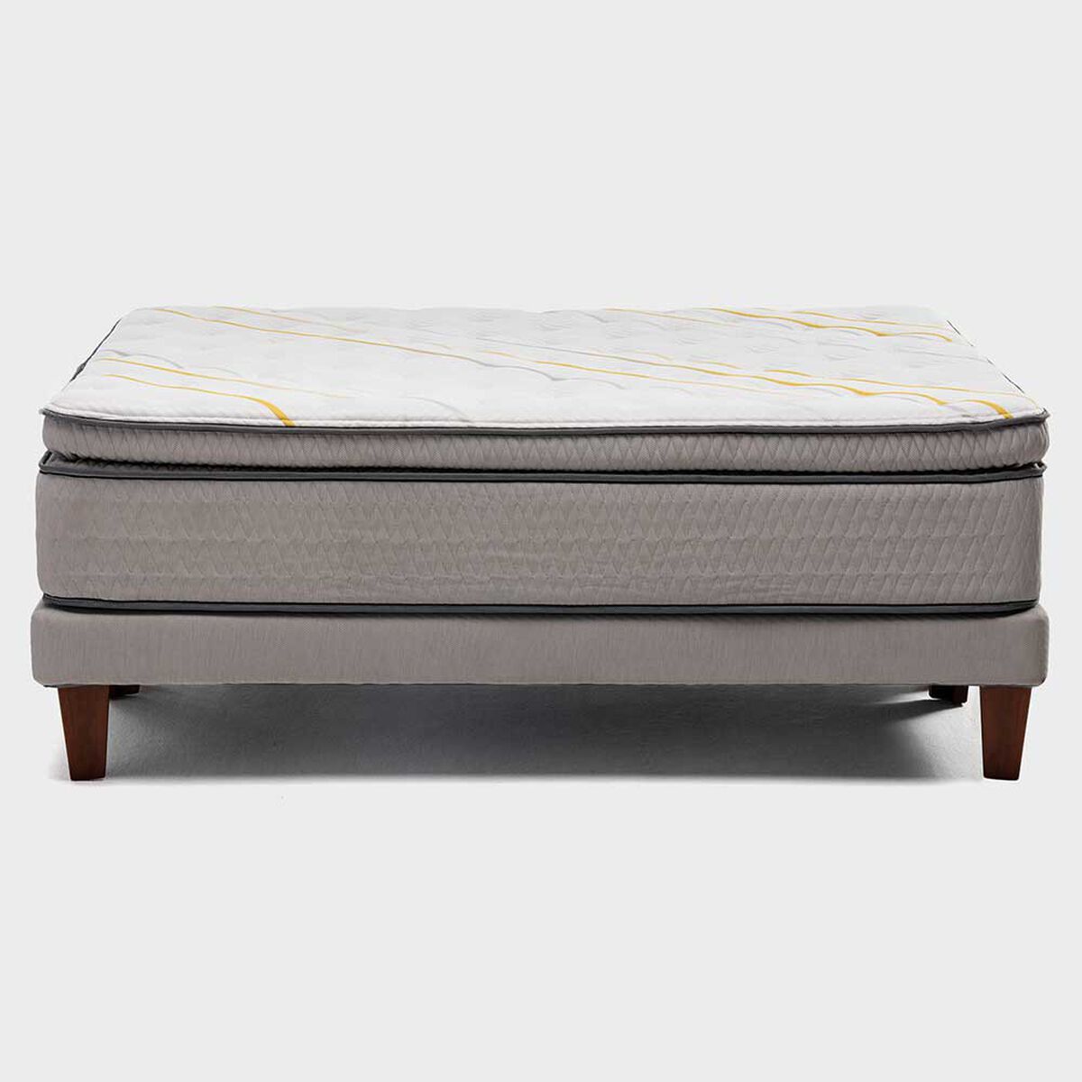 Cama Europea Simmons King Moonlight + Respaldo