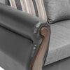 Juego de Living Innovamuebles New Bugambilia Sofá 3 Cuerpos + Dos Sillones 1 Cuerpo Gris Claro