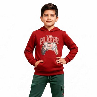 Poler&oacute;n Hoddie de Algod&oacute;n Ni&ntilde;o Chess