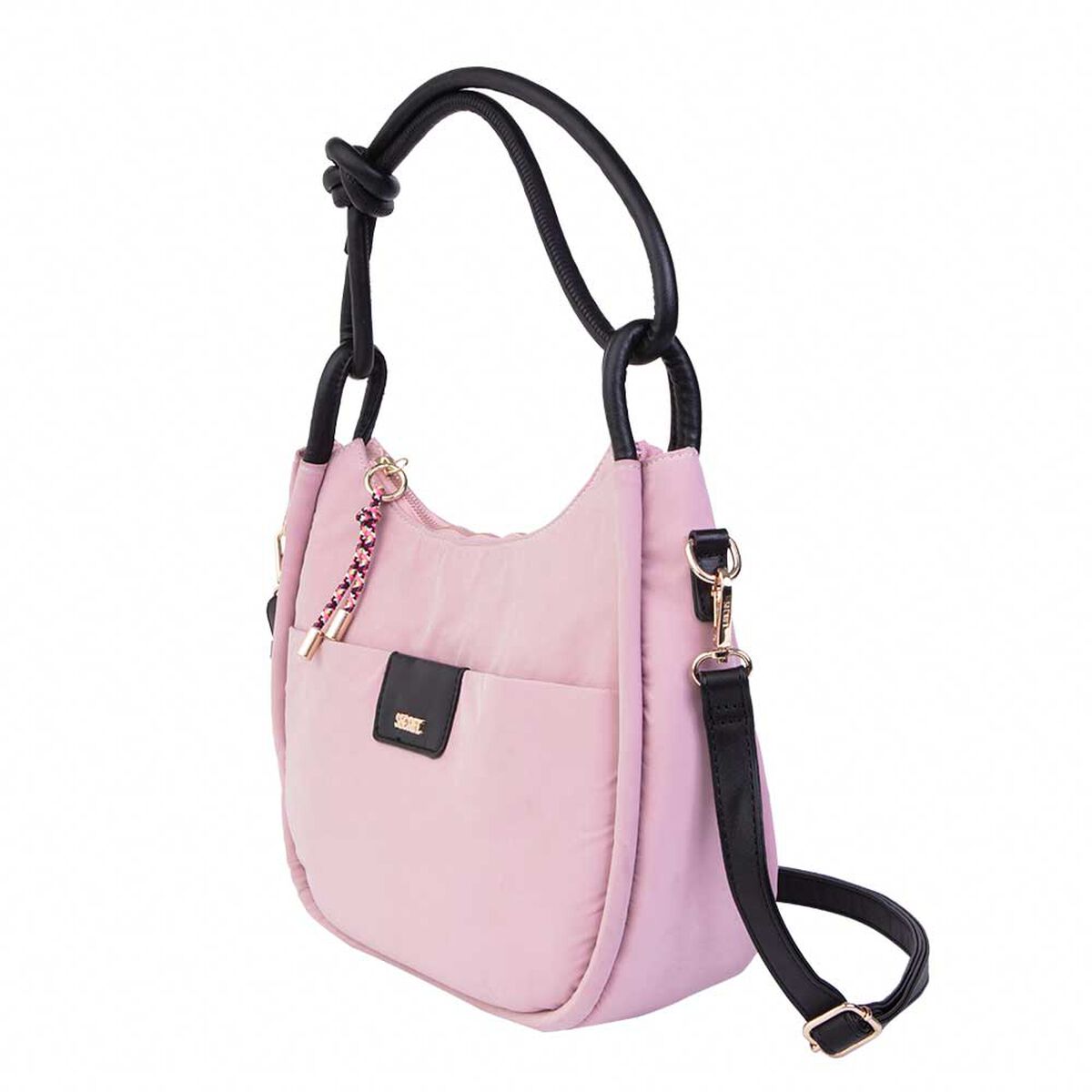 Cartera Bandolera Rosada Savannah Secret
