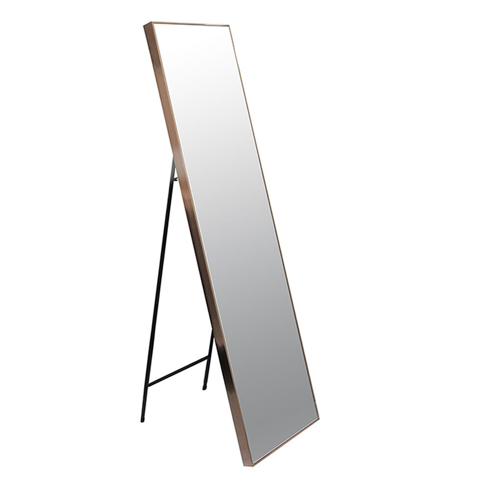 Espejo Vgo De Pie Flotante 30X150 Cm Cobrizo