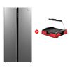 Combo Refrigerador Side By Side Midea MRSBS-5300G689WE 527 lt + Parrilla Eléctrica Ursus Trotter UT-ECOKERAMIKRED