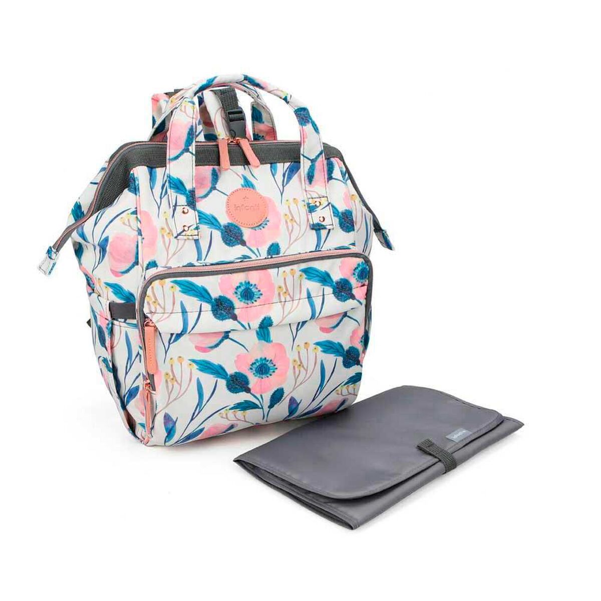 Mochila Pa&ntilde;alera Open Floral Multicolor Infanti