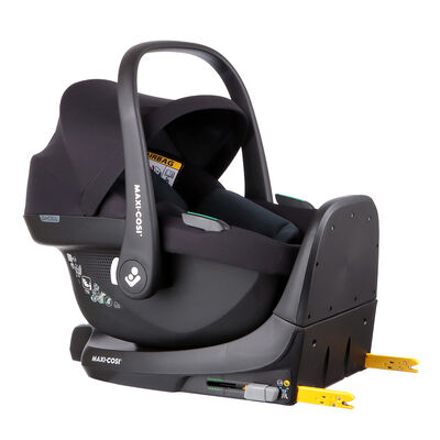 Silla Auto Nido Cabriofix Black+Familyfix S Black Maxi-Cosi