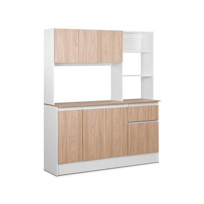 Mueble de Cocina CIC Niza 1 Cajón 7 Puertas Blanco Alpino