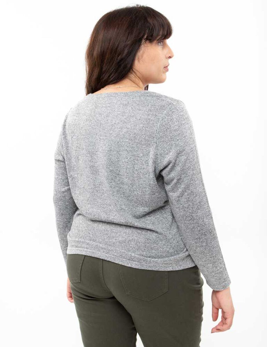 Sweater Con Apliques Mujer Extralindas