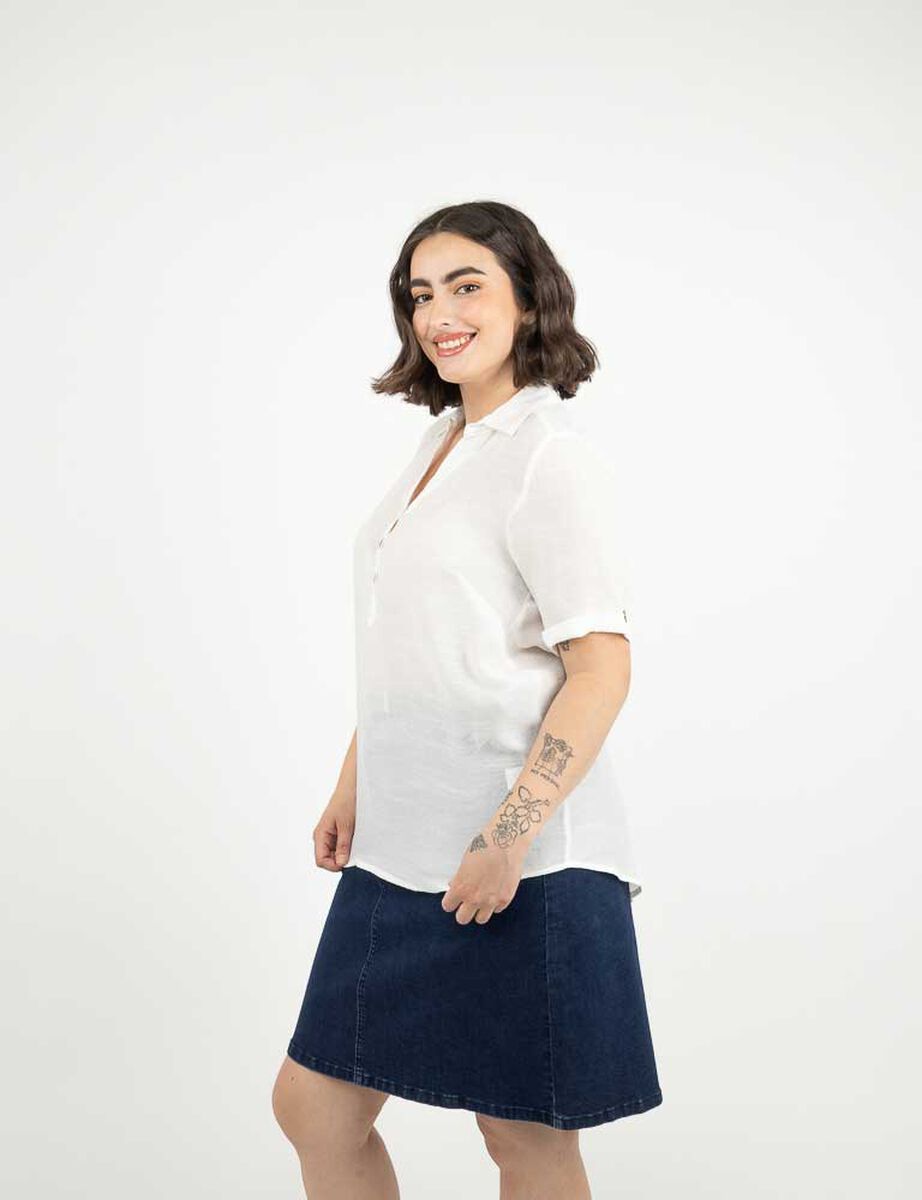 Blusa Manga Corta Mujer Extralindas