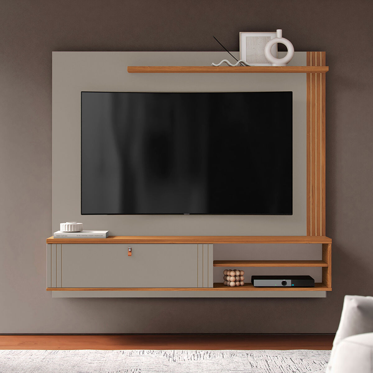 Panel TV Vekkahome Laredo 65" Pulgadas Gris