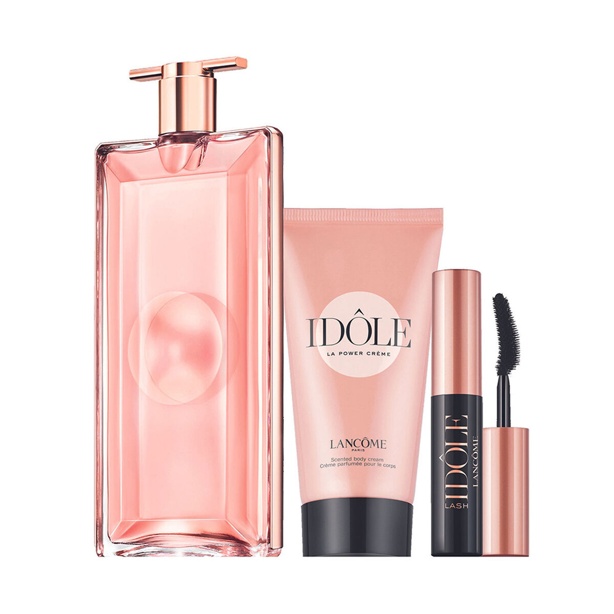 Set Perfume Lancome Idole EDP 50 ml + Body Lotion 50 ml + Mascara de Pestañas Lash Idole