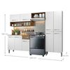 Mueble de Cocina Vekkahome Emilly Blanco