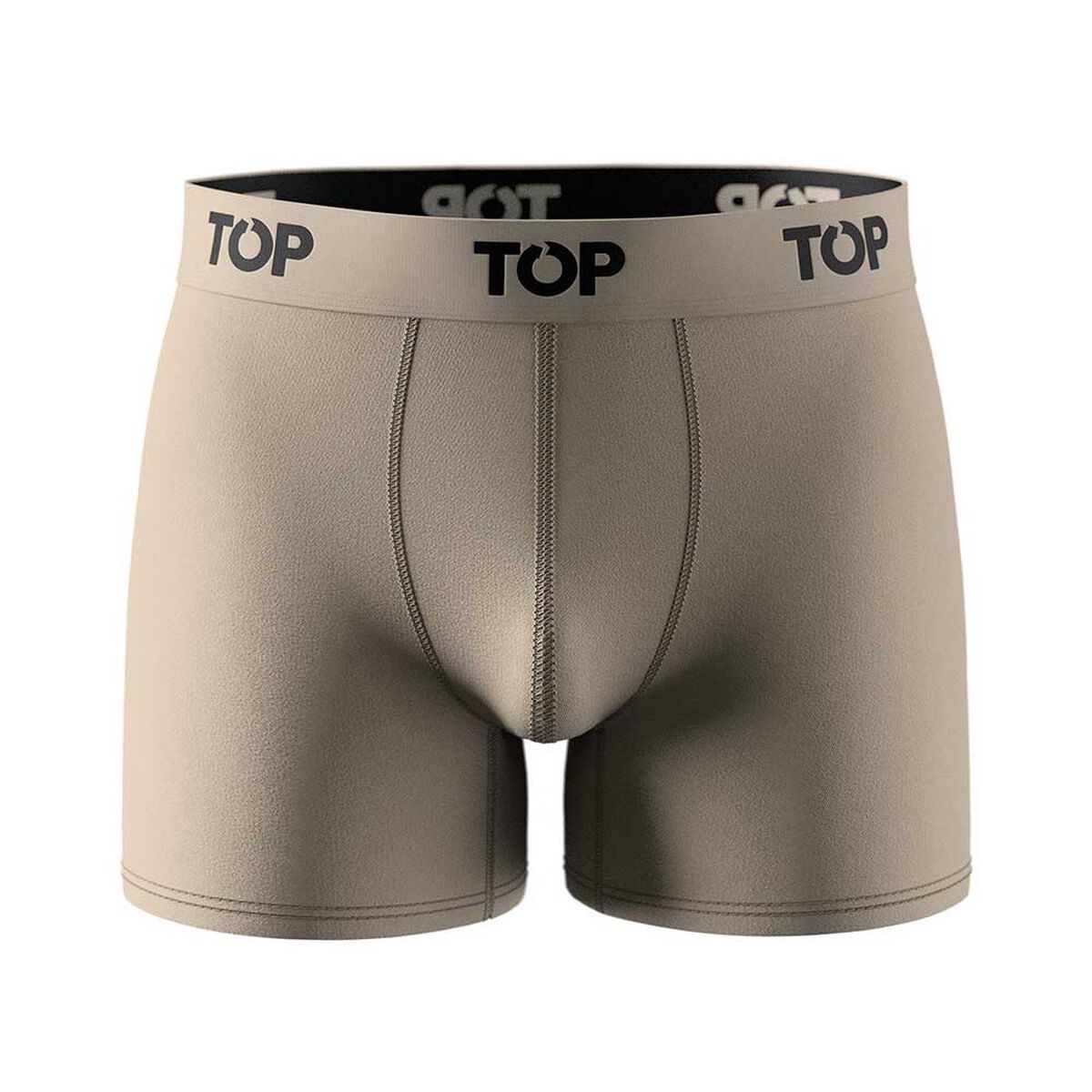 Pack 4 B&oacute;xer Medio Algod&oacute;n Hombre Top