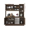 Mueble de Cocina Home Mobili Nuba 5 Puertas 3 Cajones Café