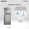 Refrigerador No Frost Samsung RT22FARADSP/ZS 234 lt