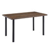 Juego de Comedor Vekkahome Alma Duna 4 Sillas Caf&eacute;