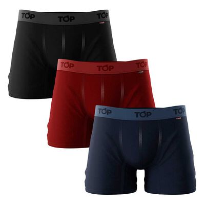 Pack 3 Bóxer Medio Hombre Top