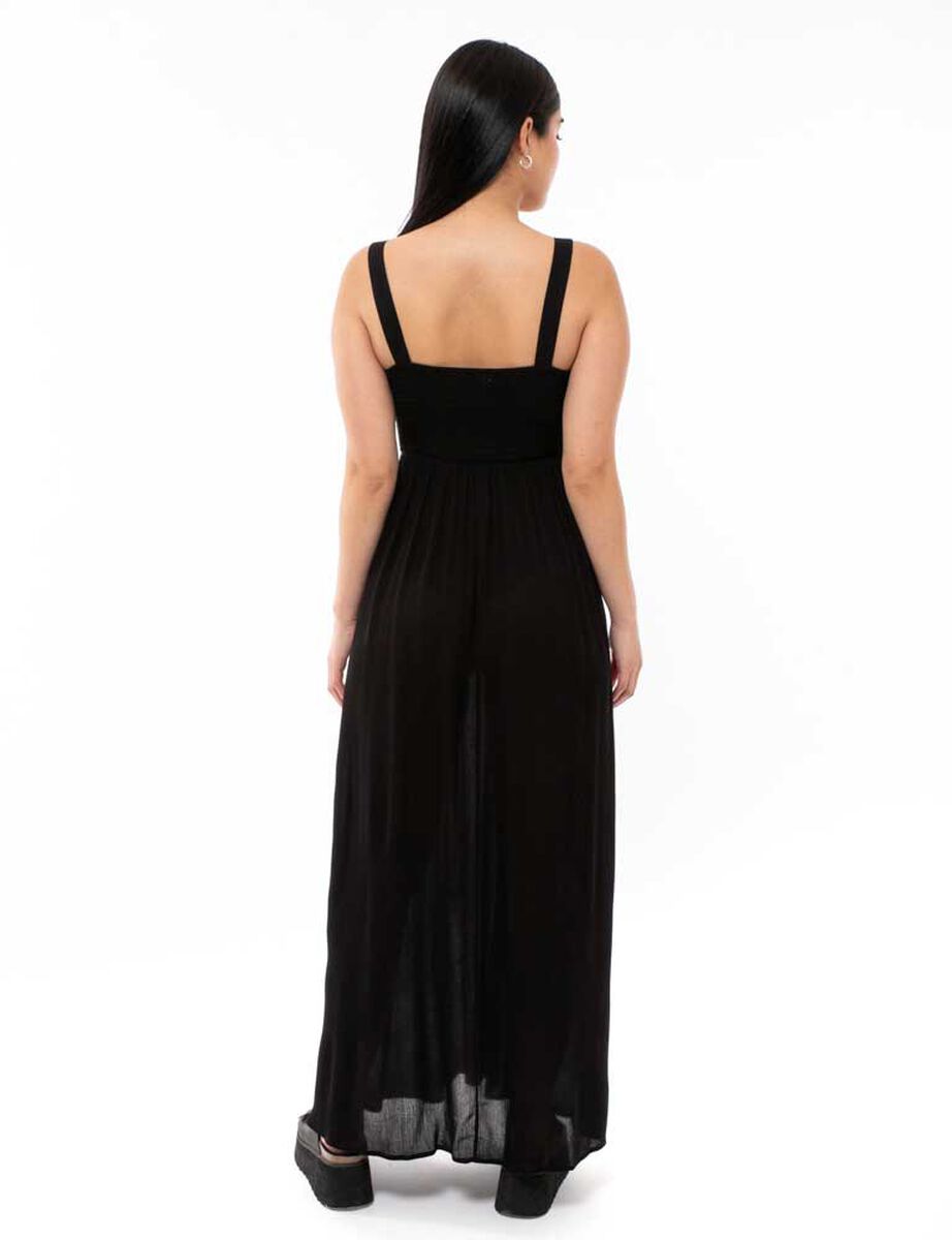 Vestido Largo Sin Mangas Mujer Icono
