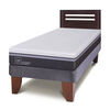 Cama Europea CIC 1,5 Plazas Ortopedic Advance + Respaldo