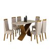 Juego de Comedor Altavision Agata 6 Sillas Blanco