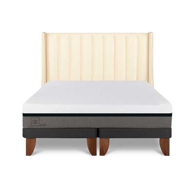 Cama Europea CIC Base Dividida King Balance + Respaldo Panaro